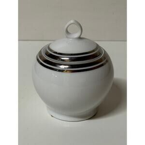 NEW Royal Doulton Pure Platinum Sugar Bowl - kk519